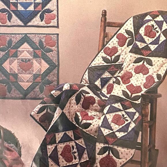 Great American Quilt Factory Pattern Dream Spinner Prairie Tulips Patchwork Cozy - Picture 1 of 5